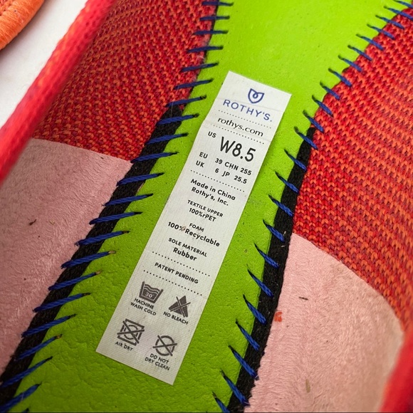 {rothy’s} RARE Red Botanicamo - Picture 3 of 4